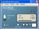 Main Window of MuseBook Metronome