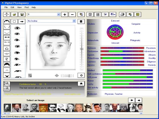 Digital Physiognomy screenshot