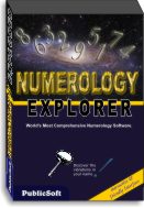 The Screenshot of Numerology Explorer