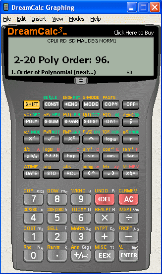 DreamCalc Graphing Calculator