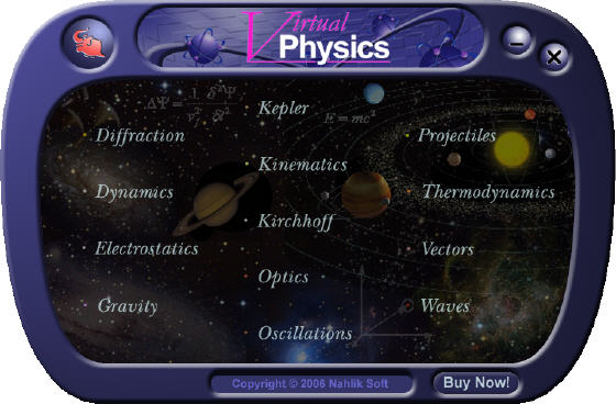 screenshot of Virtual Physics