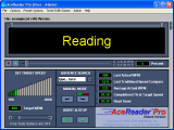 The Main screen of AceReader Pro Deluxe