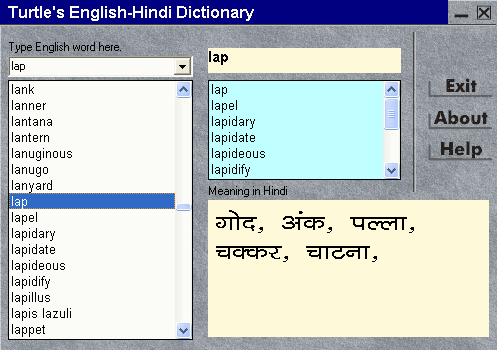 English Hindi