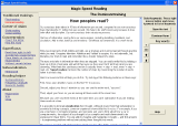 The Screenshot of Magic speedreading