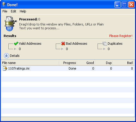 restore address book - Email Address Extractor