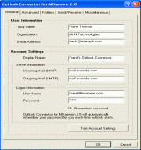 The Screenshot of Outlook Connector for MDaemon