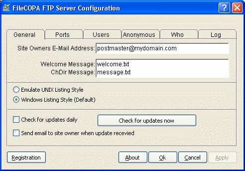 FileCOPA FTP Server