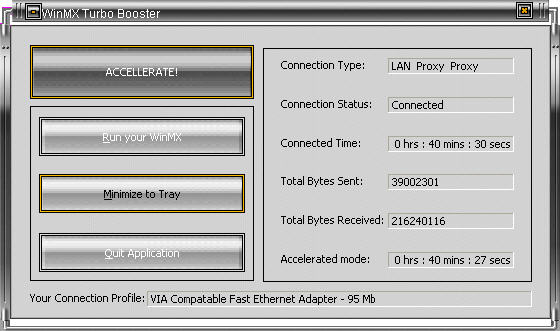 WinMX Turbo Booster