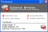 Main window - Cookie Spook