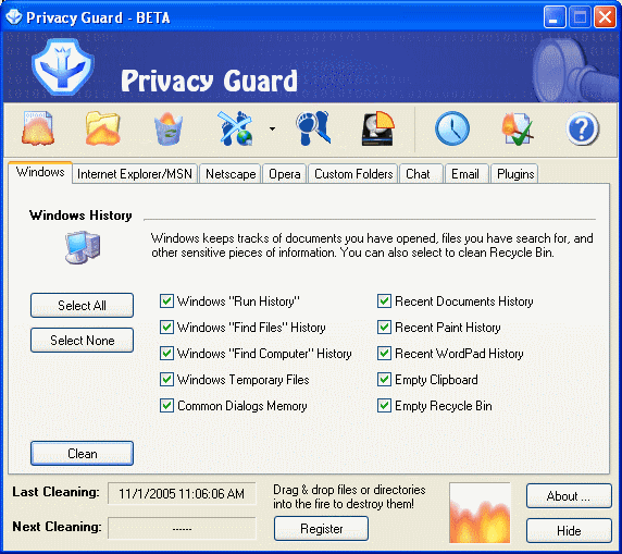 protect your privacy - Privacy Guard