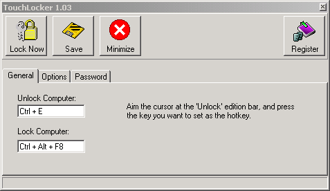 lock your computer - TouchLocker