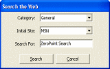 The Screenshot of ZeroPoint Search