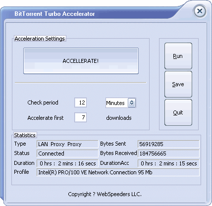 BitTorrent Turbo Accelerator 