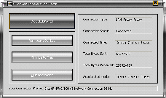 eDonkey Acceleration Patch