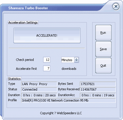 Shareaza Turbo Booster

