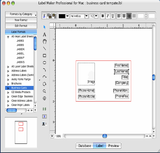 iWinSoft Label Maker Professional for Mac