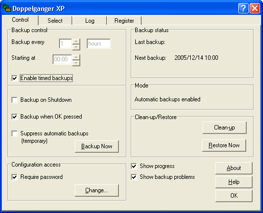 Control - Doppelganger XP