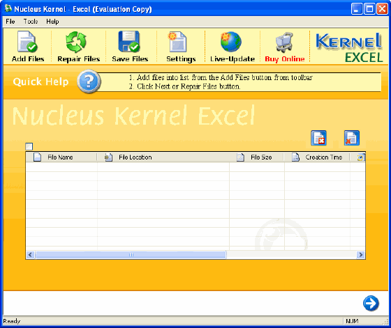 Nucleus Kernel Excel File Recovery