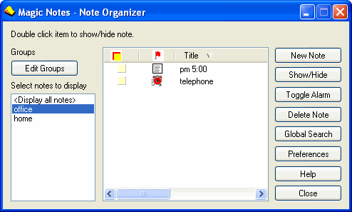 Note Organizer - Magic Notes