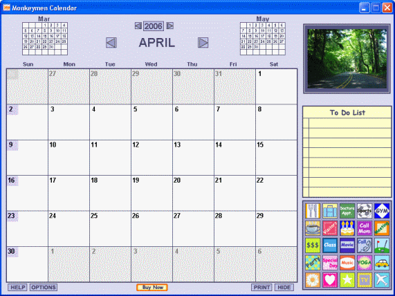MonkeyMan Calendar