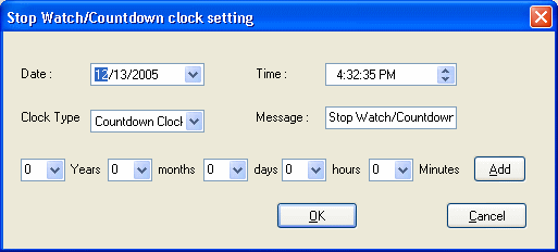 Screenshot - Clock Setting