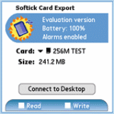 The Screenshot of Softick Card Export II