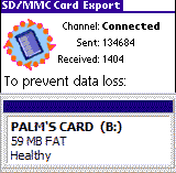 The Screenshot of Softick Card Export