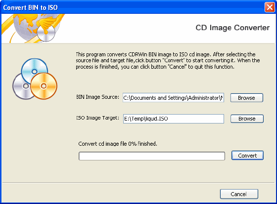 CD image converter