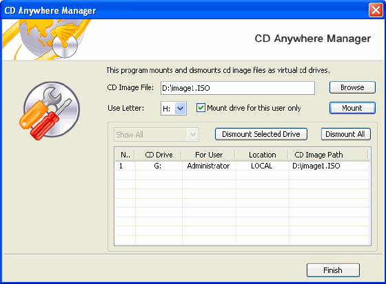CD Anywhere Manager