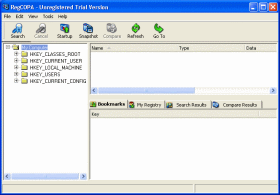 RegCOPA Registry Editor