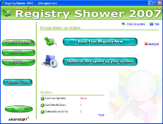 Registry Shower 2007   V 3.76