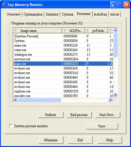 The Screenshot of Top Memory booster