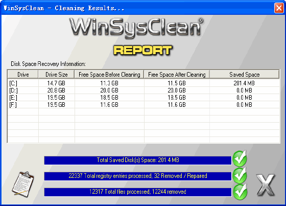scan Windows Registry