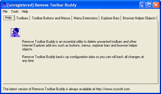 Remove Toolbar Buddy - Help