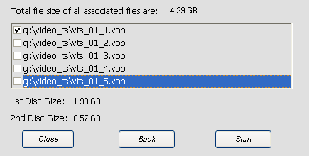 Copy the VOB files.