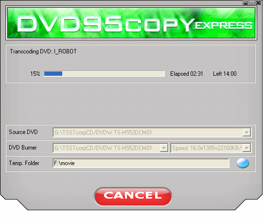 copy DVD to hard disk