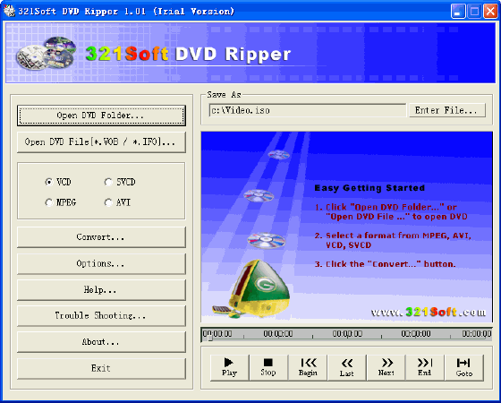 Dvd Ripper And Dvd Converter Convert Dvd Video To Avi Mpeg Mp4 Vcd Svcd Divx Xvid Wmv Asf Etc