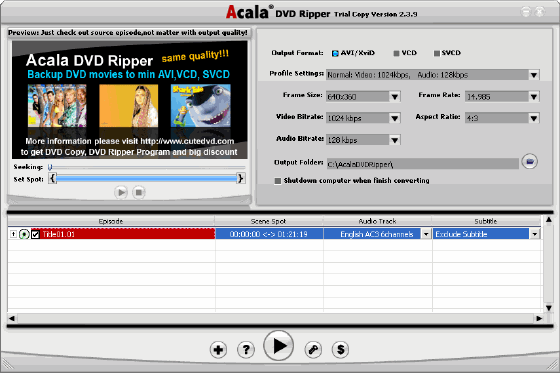 Acala DVD Ripper Professional