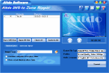 Main window of Altdo DVD to Zune Ripper