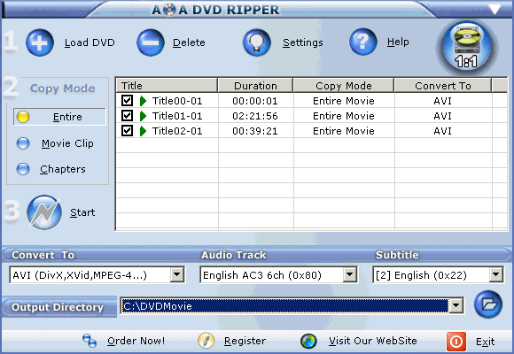 AoA DVD Ripper