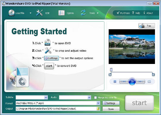 Wondershare DVD to iPod Ripper
