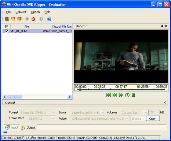 WinXMedia DVD Ripper