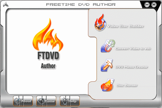 FTDVD Author - Main interface