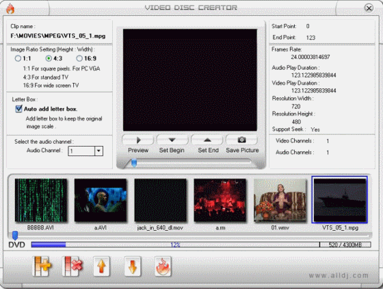 Super DVD Creator support Multi-Audio Channels