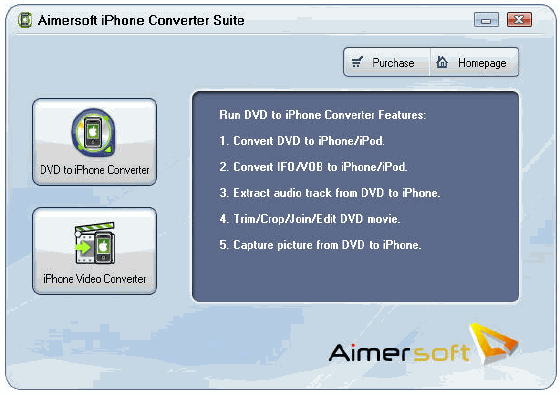 Aimersoft iPhone Converter Suite