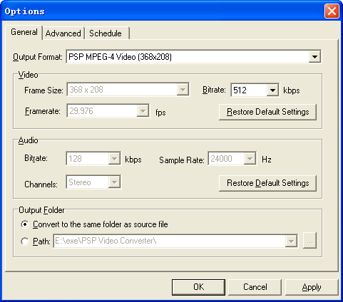 Alive PSP Video Converter