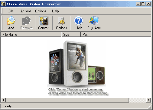 convert between video - Alive Zune Video Converter