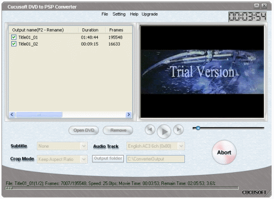 Cucusoft DVD to PSP Converter