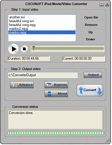 convert video - ipod video/audio converter