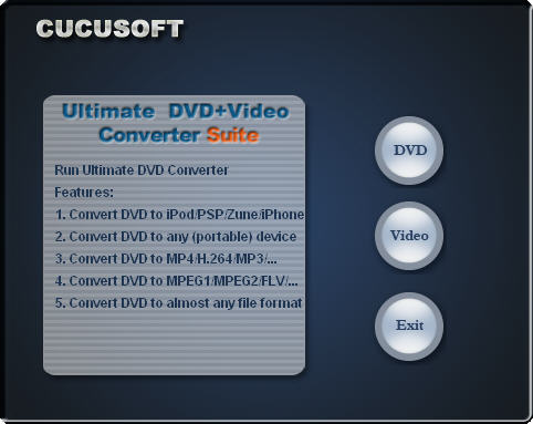 Cucusoft Ultimate DVD + Video Converter Suite
